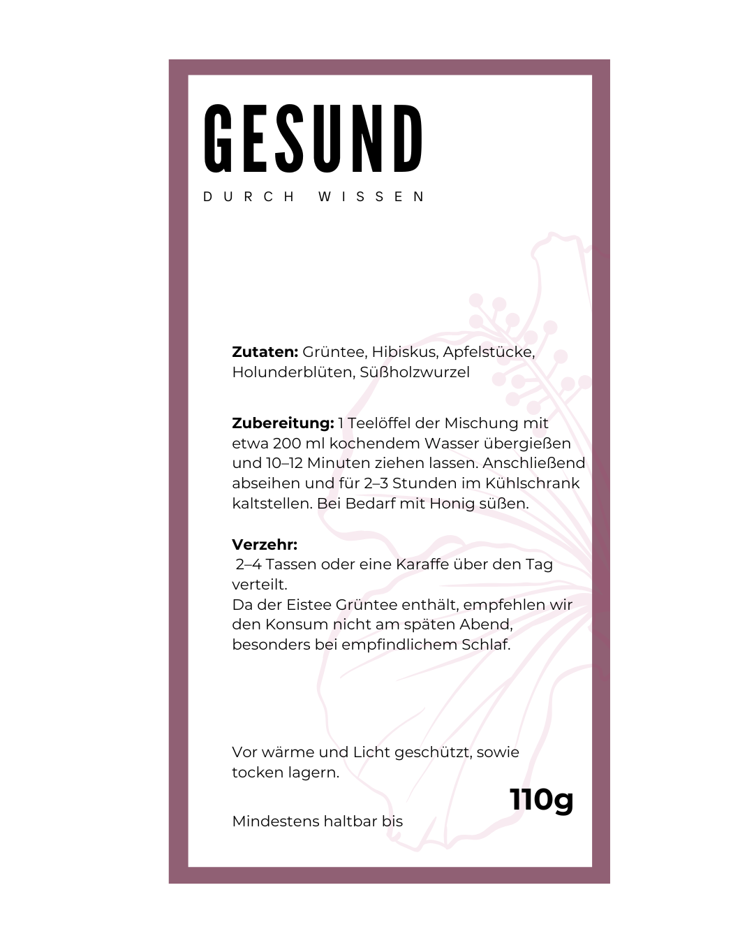 "Tee Bündel" - Gesund durch Wissen