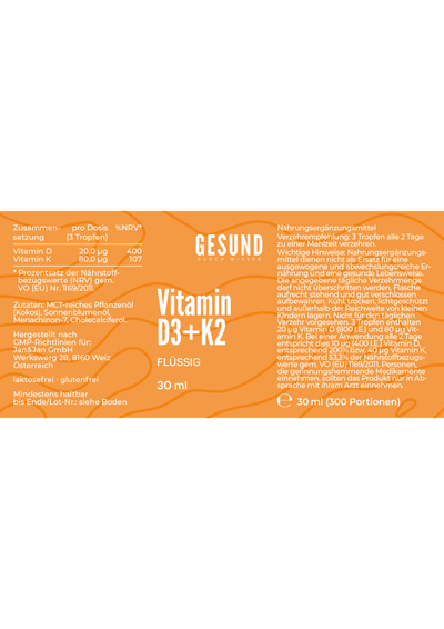 Vitamin D3+K2