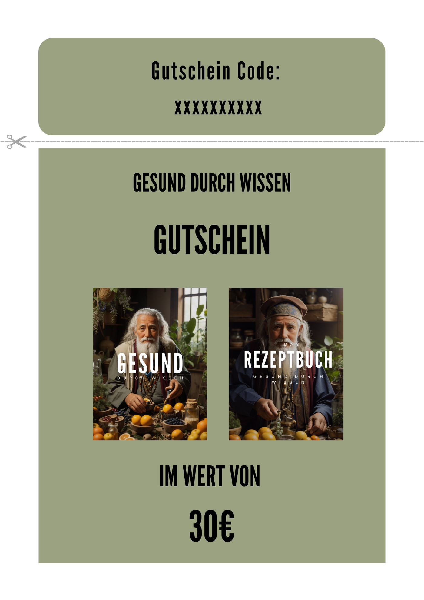 Gesund durch Wissen - Gutschein
